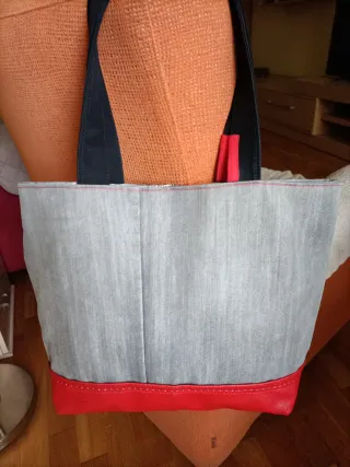 Bolso Tote Vaquero Hecho a Mano