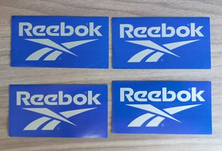adesivo Reebok rettangolare cm 10 x 5 prezzo cad.