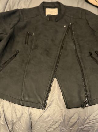 Chaqueta Biker Negra