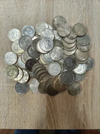 Moneda Plata 100 Pesetas 1966