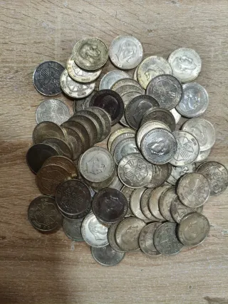 Moneda Plata 100 Pesetas 1966