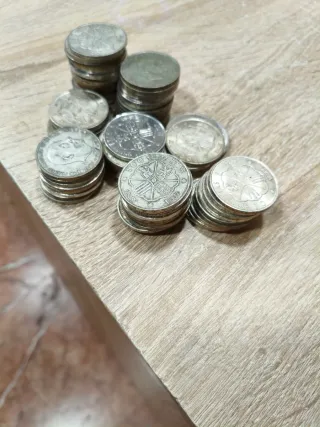 Moneda Plata 100 Pesetas 1966