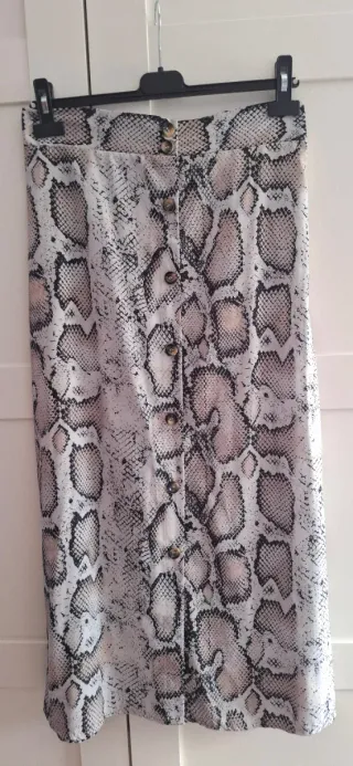 Falda Sophie Atelier estampado serpiente