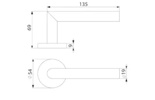 Manillas Puerta Acero Inoxidable