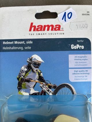 Soporte lateral Hama casco GoPro