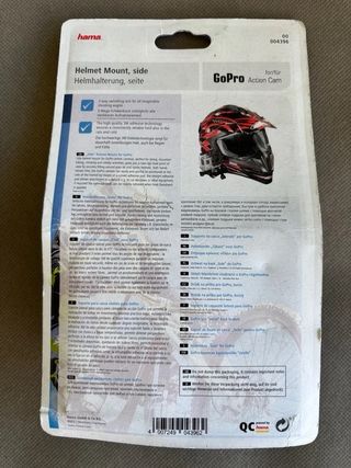 Soporte lateral Hama casco GoPro