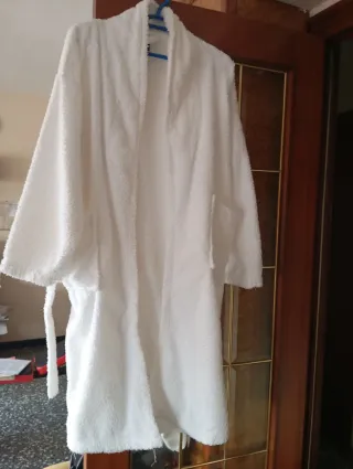 Bata de baño blanca M,L