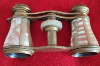 Antiguos Binoculares Nácar