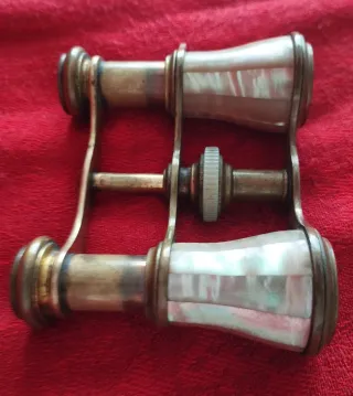 Antiguos Binoculares Nácar