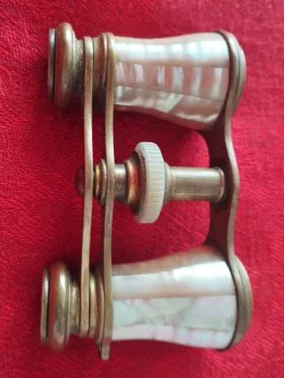 Antiguos Binoculares Nácar