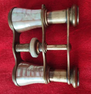 Antiguos Binoculares Nácar