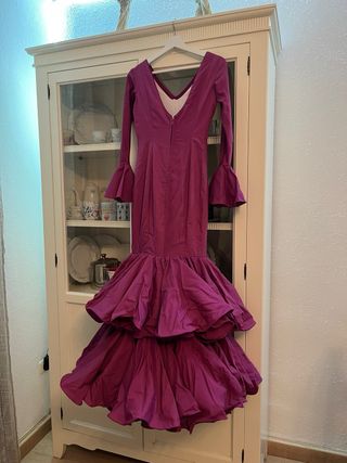Traje de flamenca buganvilla