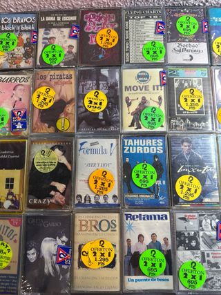 Lote Casetes Música Sin Abrir
