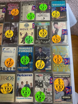 Lote Casetes Música Sin Abrir
