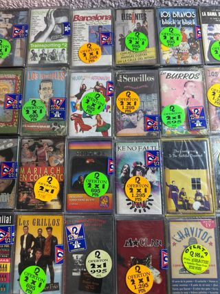 Lote Casetes Música Sin Abrir