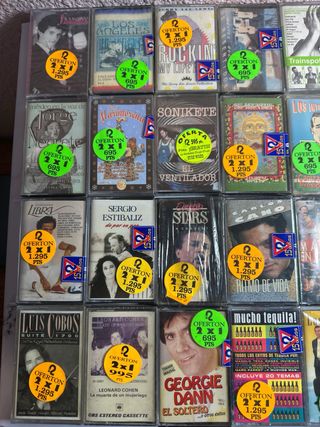 Lote Casetes Música Sin Abrir