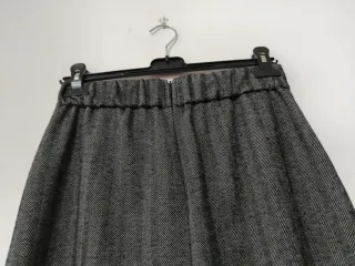 Gonna grigia wrap taglia S