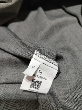 Gonna grigia wrap taglia S