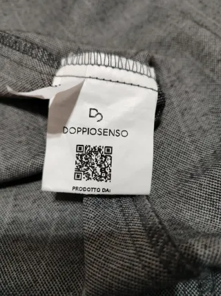 Gonna grigia wrap taglia S