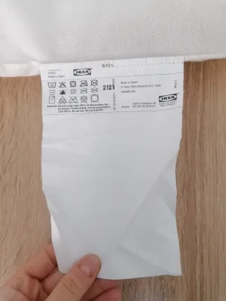 2 Fundas cojín Gurli Ikea verde 50x50.