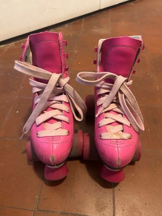 Patines rosas 4 ruedas