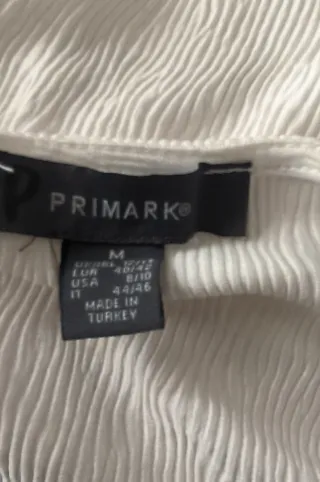 Blusa cárdigan blanca Primark