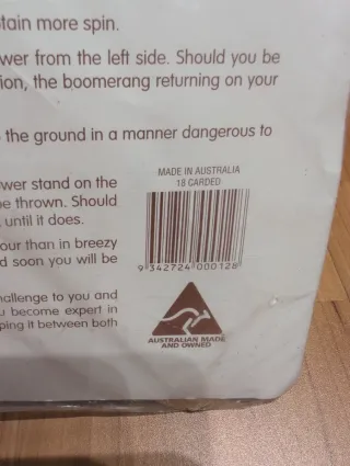Bumerán Australiano Auténtico