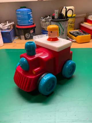 Treno e aereo Battat con personaggio, ottimo stato