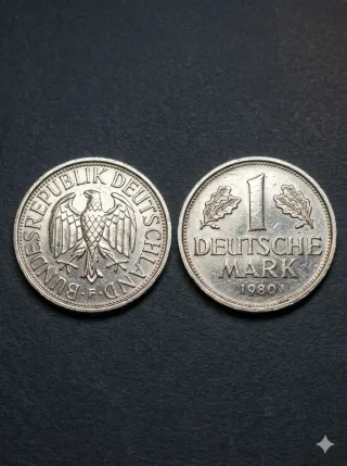 Moneta 1 Deutsche Mark 1980