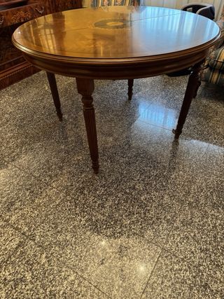 Mesa comedor extensible madera