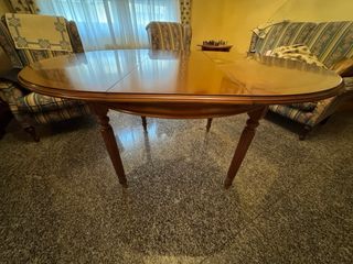 Mesa comedor extensible madera