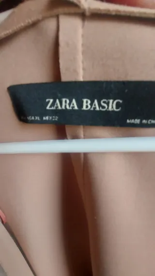 Chaqueta Zara ante beige