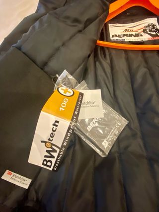 Chaqueta de moto BERING negra NUEVA XL