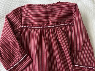 Blusón Fallero Rayas Rojo y Dorado Talla 6