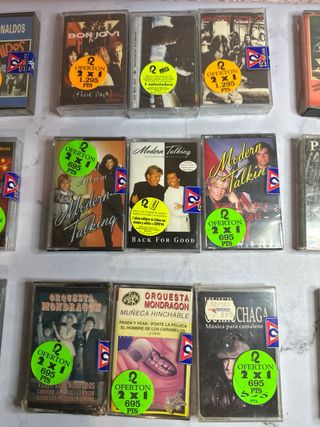 Lote Casetes Música 70 80 90 Sin Abrir