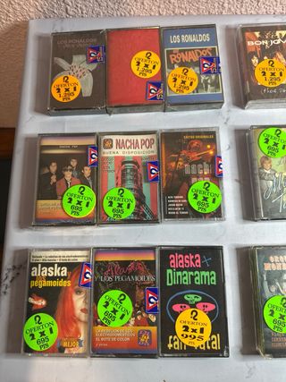 Lote Casetes Música 70 80 90 Sin Abrir