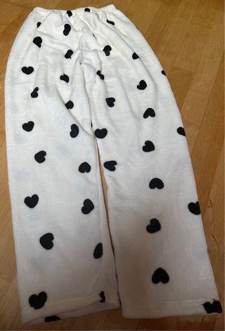 Pantalón chándal polar mujer corazón