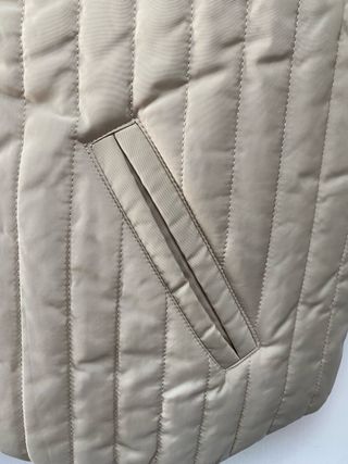 Gilet trapuntato beige