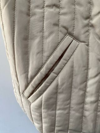 Gilet trapuntato beige