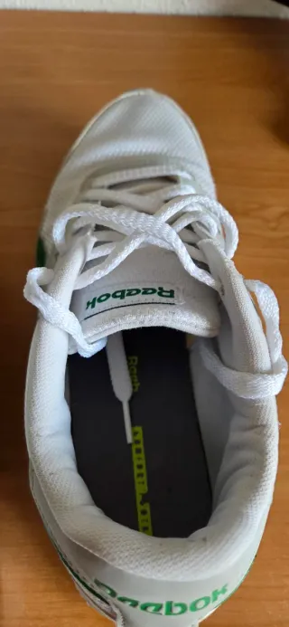 Zapatillas Reebok Blancas y Verdes