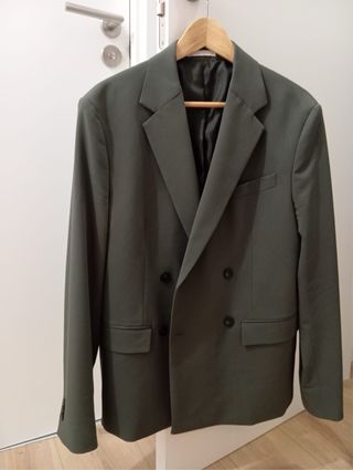 Blazer cruzado hombre 46 Slim Fit usado 1 vez