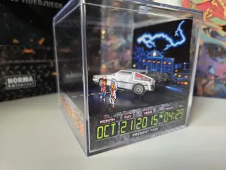 Cubo Diorama Regreso al Futuro
