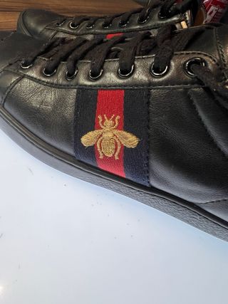 Zapatillas Gucci Ace cuero