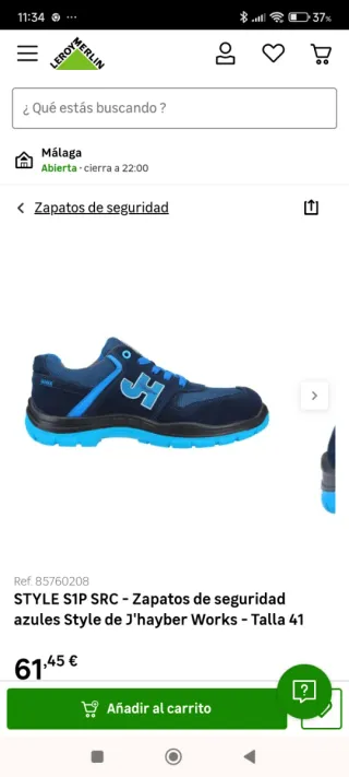 Zapatos de seguridad J'Hayber