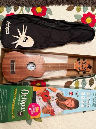 Ukelele Octopus Soprano con funda
