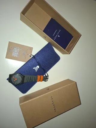 Reloj Scalpers Calavera Naranja Verde