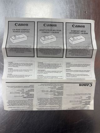 Videocámara 8mm Canon UC200