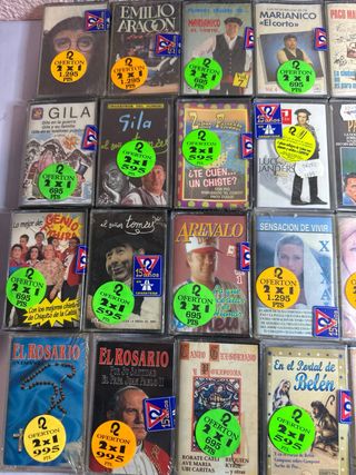 Lote Casetes Varios Sin Abrir