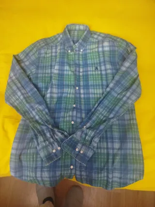 Camisa SCALPERS cuadros hombre Talla 39