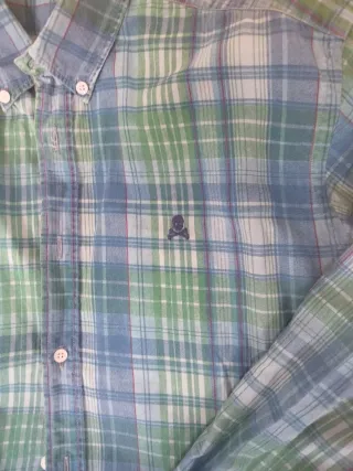 Camisa SCALPERS cuadros hombre Talla 39